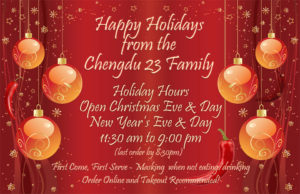 Holiday Hours Christmas and New Years 2021